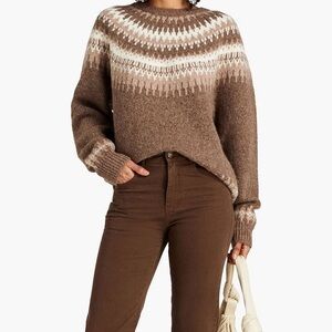 NEW: NILI LOTAN FAIR ISLE SWEATER - US M
